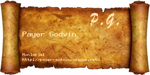 Payer Godvin névjegykártya